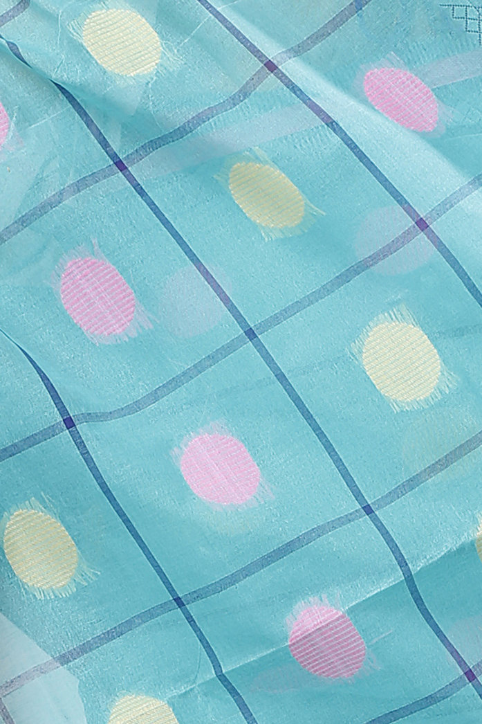 See Green Pure Cotton Rebeka Tant Saree (1005)